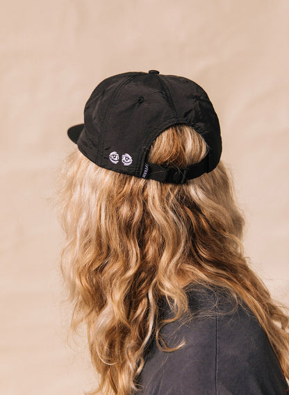 Dead Tired Coffee Nylon Hat, Strapback Hat, Mens Hat, Womens Hats, Snapback, Vintage Baseball Cap, Felt Patch, Coffee Gift, Barista