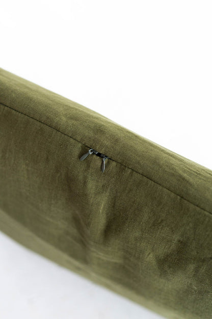 Removable and washable dog bed cover, Linen Dog Bed Cover, Personalized Dog Bed Cover With A Name Embroidered, Custom Size Dog Bed Cover