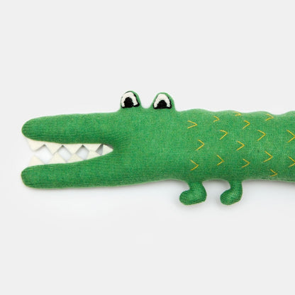 Cecil the Crocodile Lambswool Plush Toy - Made to order