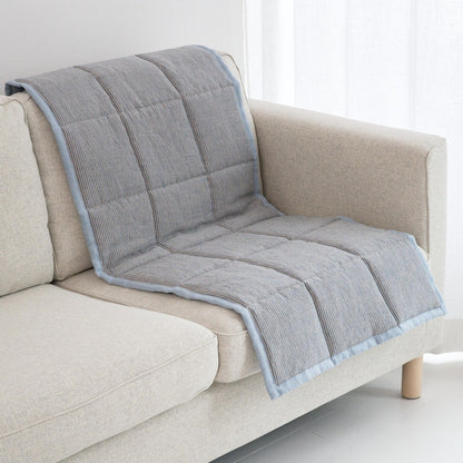 Reversible Linen Sofa Pad Topper, Quilted Couch Slipcover for Pets, Sectional Friendly Seat Cover, Washable Sofa Mat 50XCP